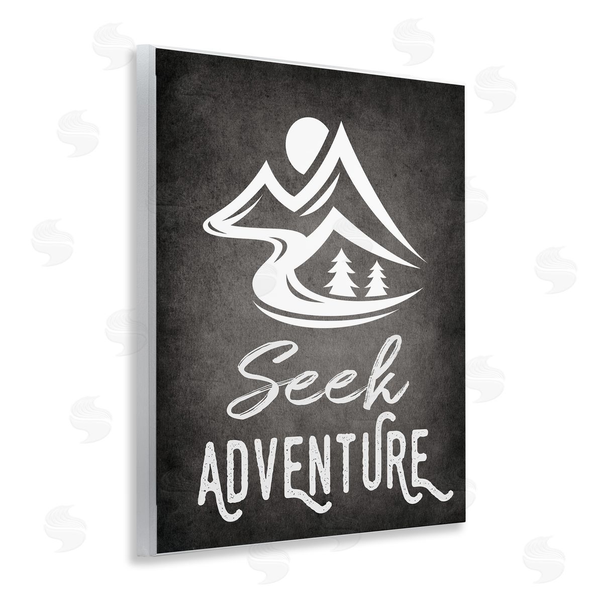 Seek Adventure Phrase Wood Plaque Wall Art, Home Decor by Ashley Calhoun