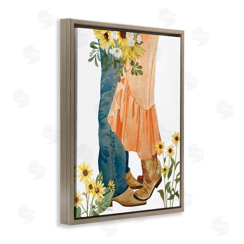 Cat Thurman Designs | Floral Western Couple