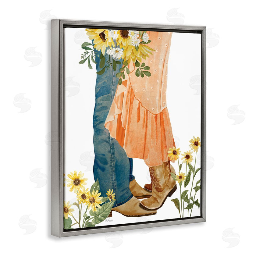 Cat Thurman Designs | Floral Western Couple