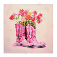 Andrea Haase | Pink Blossom Boots