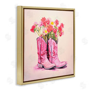 Andrea Haase | Pink Blossom Boots