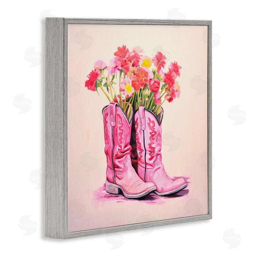 Andrea Haase | Pink Blossom Boots