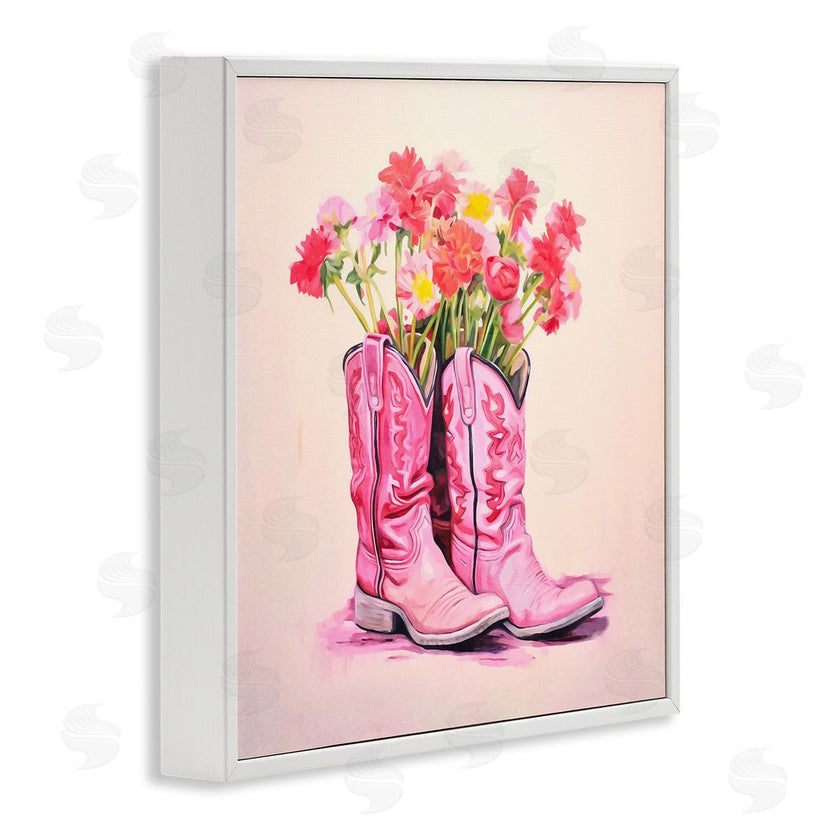 Andrea Haase | Pink Blossom Boots