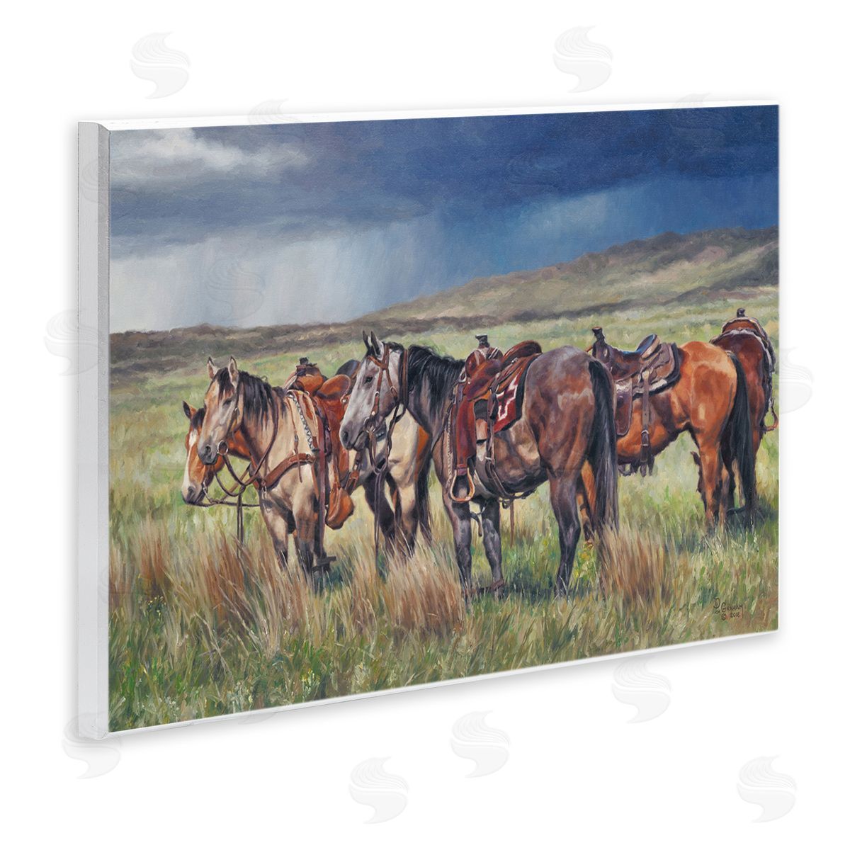 Hurry Up and Wait Wood Plaque Wall Art, Home Decor by David Graham