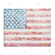 Jenny Westenhofer | Patriotic Brushed Flag