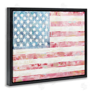 Jenny Westenhofer | Patriotic Brushed Flag