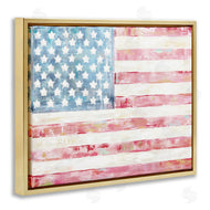 Jenny Westenhofer | Patriotic Brushed Flag