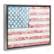 Jenny Westenhofer | Patriotic Brushed Flag