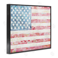 Jenny Westenhofer | Patriotic Brushed Flag