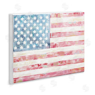 Jenny Westenhofer | Patriotic Brushed Flag