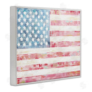 Jenny Westenhofer | Patriotic Brushed Flag