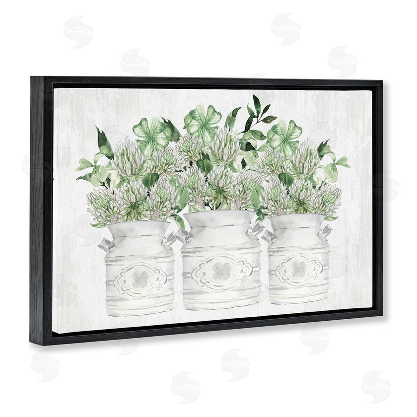Lettered and Lined | Spring Potted Clovers