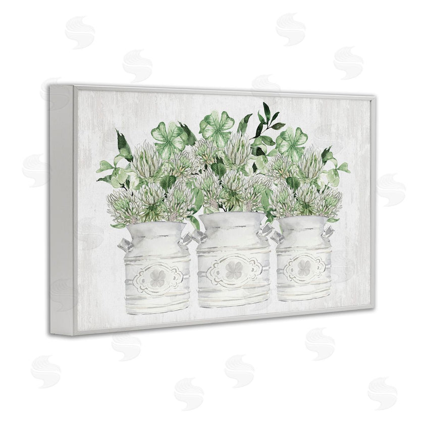 Lettered and Lined | Spring Potted Clovers