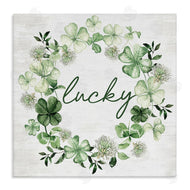 Lettered and Lined | Lucky Clover Wreath