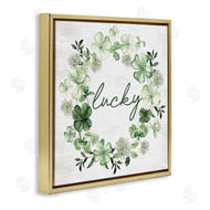 Lettered and Lined | Lucky Clover Wreath