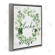 Lettered and Lined | Lucky Clover Wreath