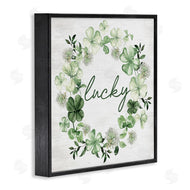 Lettered and Lined | Lucky Clover Wreath