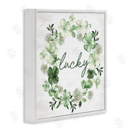 Lettered and Lined | Lucky Clover Wreath
