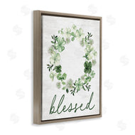 Lettered and Lined | Blessed Clover Wreath