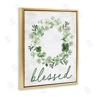 Lettered and Lined | Blessed Clover Wreath