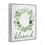 Lettered and Lined | Blessed Clover Wreath