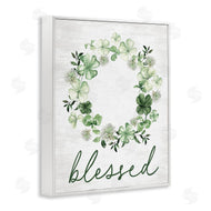 Lettered and Lined | Blessed Clover Wreath
