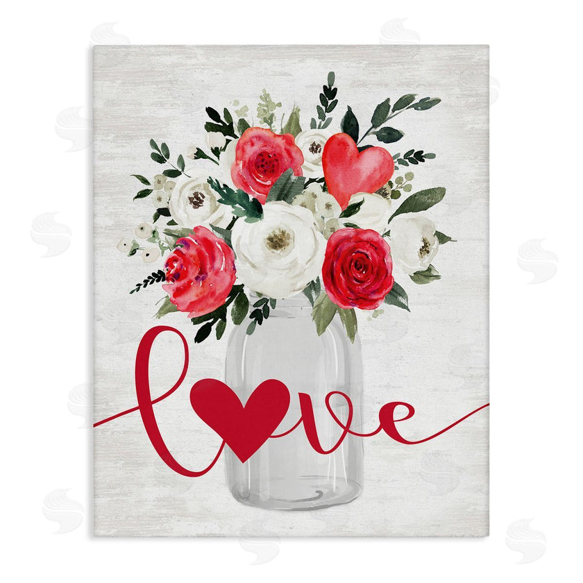 Lettered and Lined | Red Love Bouquet
