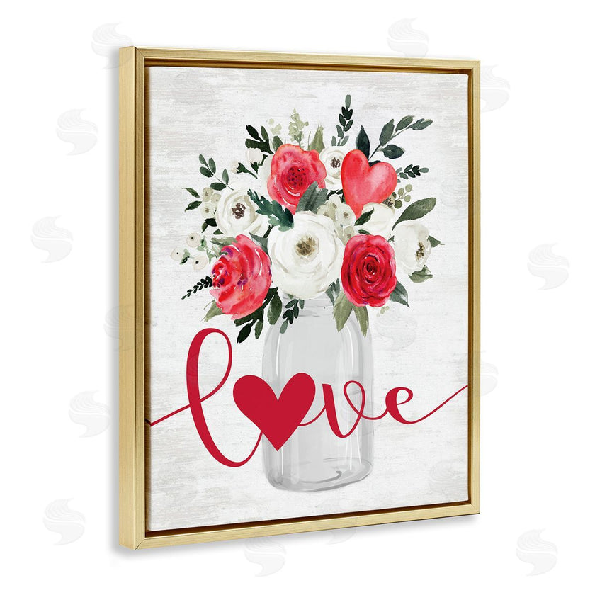 Lettered and Lined | Red Love Bouquet