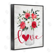 Lettered and Lined | Red Love Bouquet