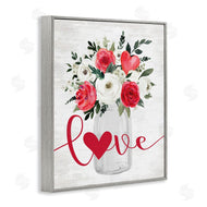 Lettered and Lined | Red Love Bouquet