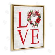 Lettered and Lined | Love with Heart Wreath