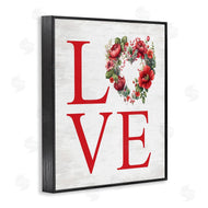 Lettered and Lined | Love with Heart Wreath