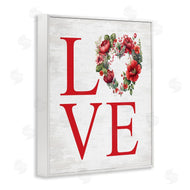Lettered and Lined | Love with Heart Wreath