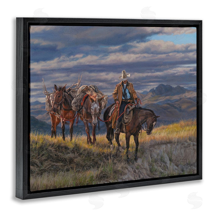 David Graham | Sauntering Cowboy and Horses