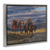 David Graham | Sauntering Cowboy and Horses