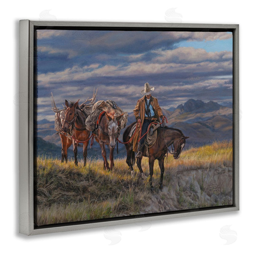 David Graham | Sauntering Cowboy and Horses