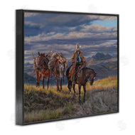 David Graham | Sauntering Cowboy and Horses