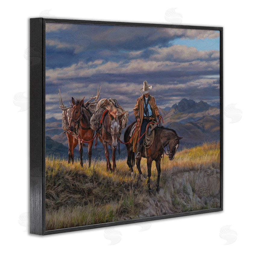 David Graham | Sauntering Cowboy and Horses