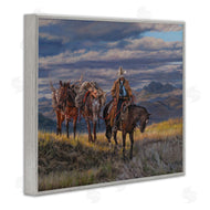 David Graham | Sauntering Cowboy and Horses