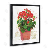 Nancy Overton | Red Potted Geranium