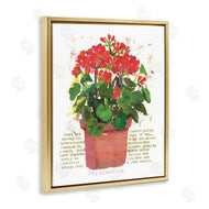 Nancy Overton | Red Potted Geranium