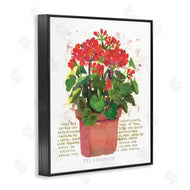 Nancy Overton | Red Potted Geranium