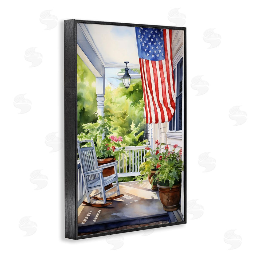 Petal Prints Design | Patriotic Summer Porch
