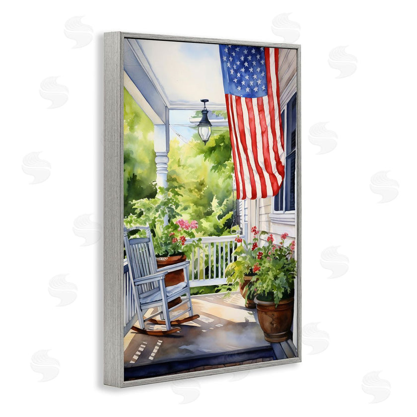 Petal Prints Design | Patriotic Summer Porch
