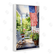 Petal Prints Design | Patriotic Summer Porch
