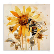Petal Prints Design | Busy Bee with Flower