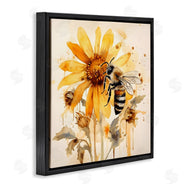 Petal Prints Design | Busy Bee with Flower