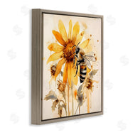 Petal Prints Design | Busy Bee with Flower