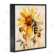 Petal Prints Design | Busy Bee with Flower
