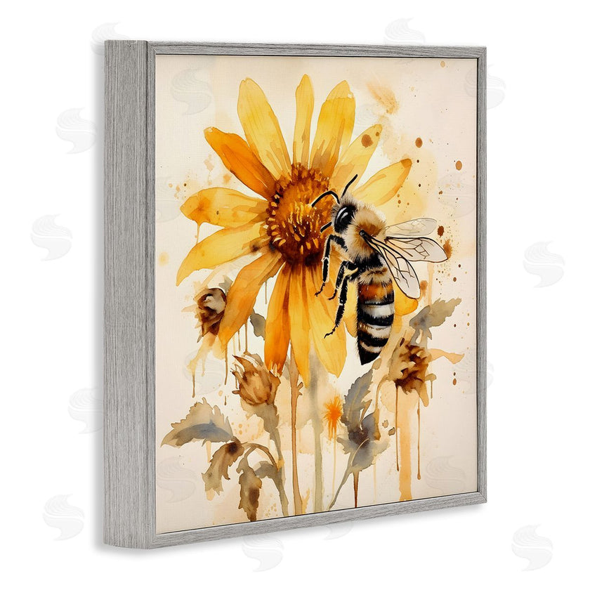 Petal Prints Design | Busy Bee with Flower